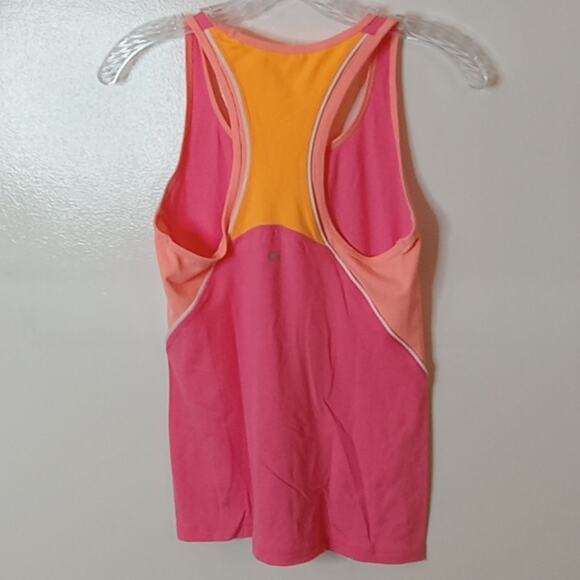 Gap Fit orange pink workout top  Medium - Picture 4 of 8